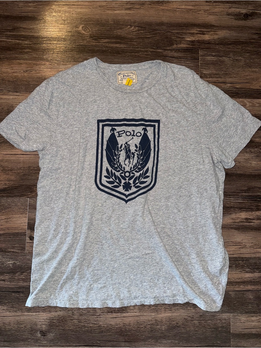 Vintage Polo Ralph Lauren grey logo shirt